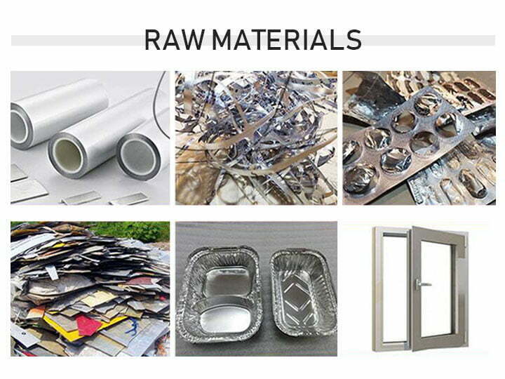 Raw materials of aluminum plastic board pulverizer