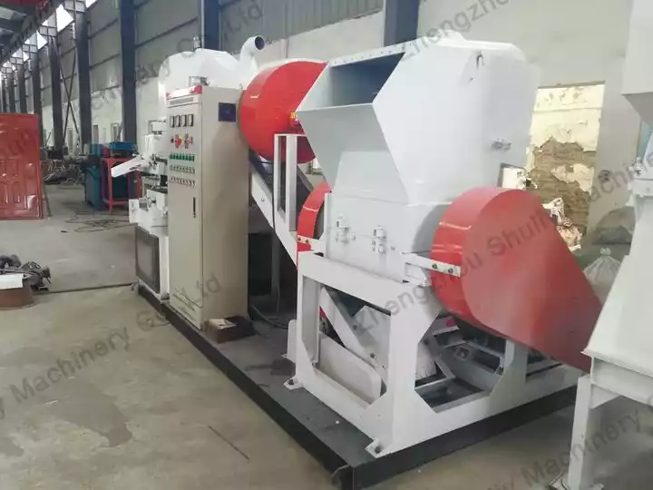 Industrial cable wire pelletizing machine