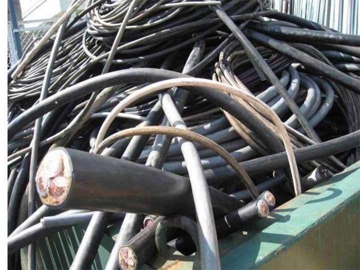 Waste copper cables