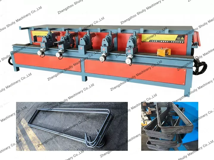 The rebar stirrup bending machine automatically straightens and bends steel bars into accurate stirrup shapes. It is widely used in reinforced concrete construction, helping reduce labor costs and improve steel processing efficiency.