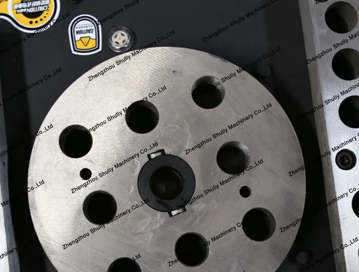 steel round bar bending machine working disc