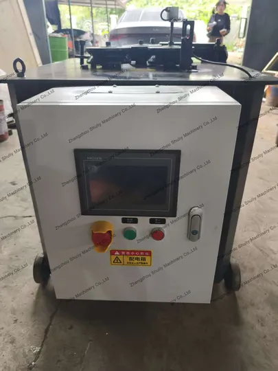 CNC control of the automatic rebar bender