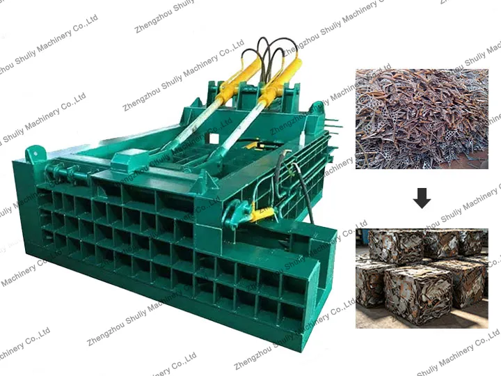 metal baling machine