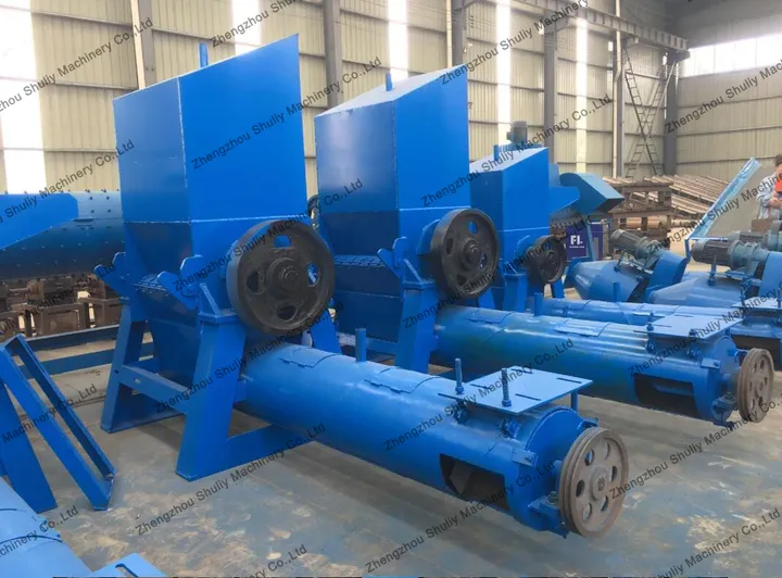 plastic recycling crusher and washer