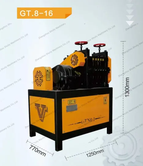 rebar scrap straightening machine