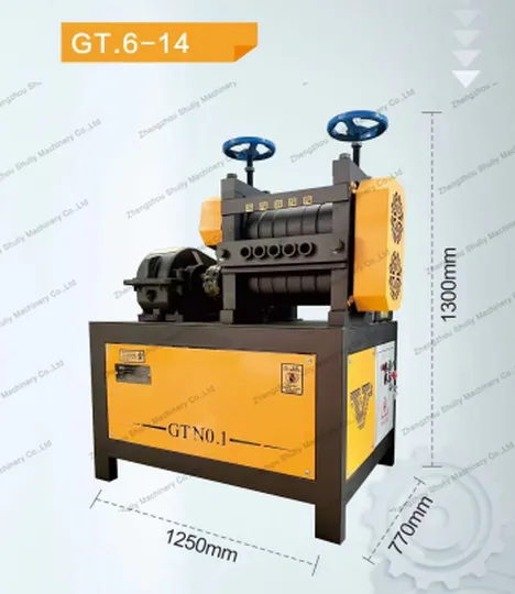 rebar straightening and cutting machine