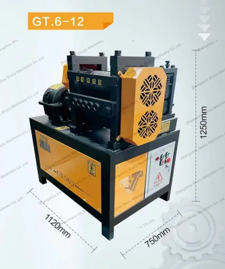 recycling waste rebar traightening machine