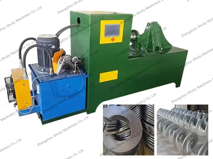 screw flight forming machine