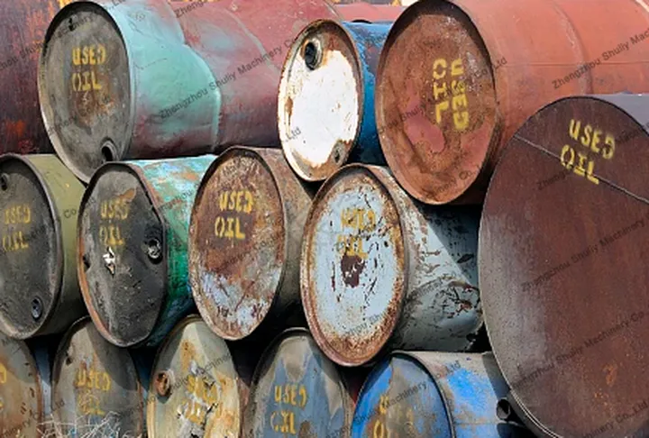 waste oil drums