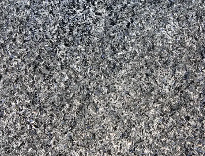 aluminum chips for the metal scrap compactor