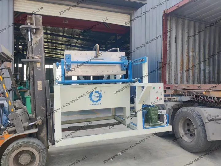 egg tray forming machine loading