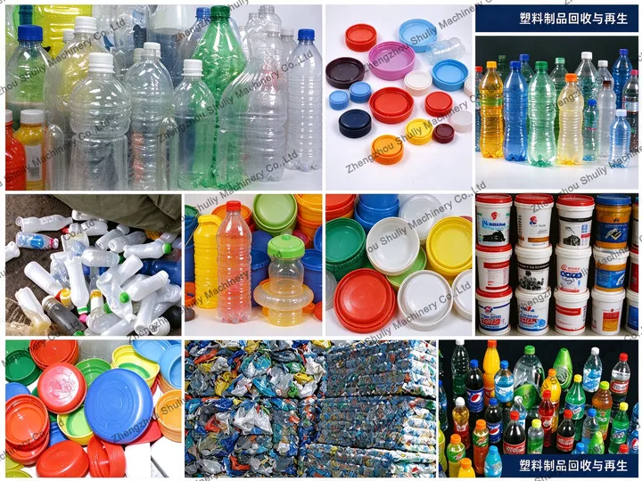 various types of plastics